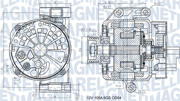 MAGNETI MARELLI Ģenerators 063731585210